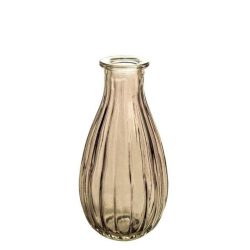 Vaza sticla maro 14.5x8.7 cm