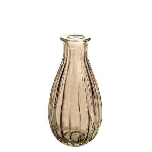 Vaza sticla maro 14.5x8.7 cm