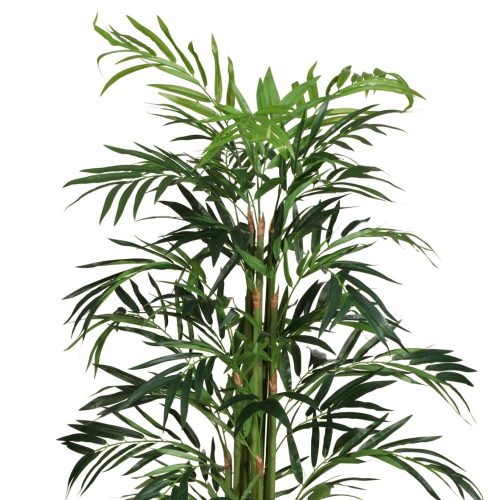 bambus artificial palm in ghiveci alb 100 cm 4814