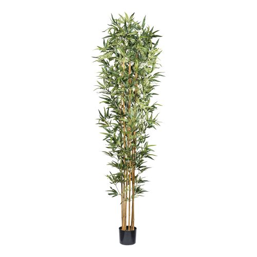 bambus artificial verde x6 cu trunchi natural 210 cm 4794