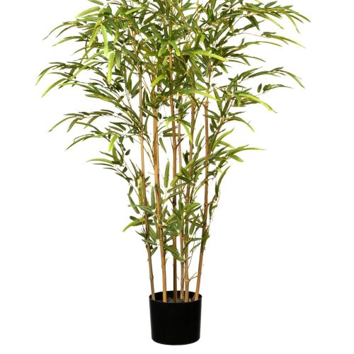 bambus artificial x7 cu trunchi natural uv 130 cm 4787