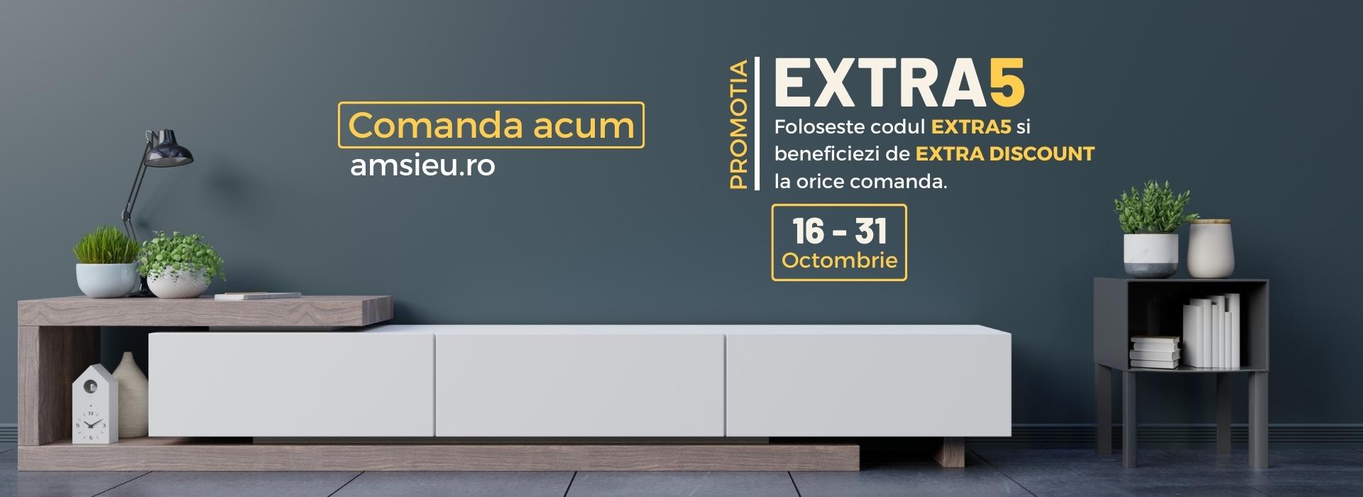 Promotia EXTRA5 Discount la amsieu.ro