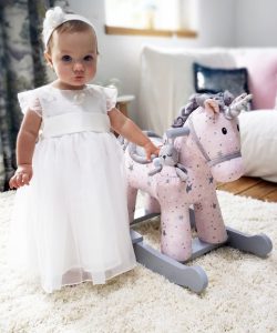 little bird told me celeste fae rocking unicorn toy ride on unicorn pentru copii de peste 1 an jucarie moale unicorn cu balansoare din lemn tesatur 447722