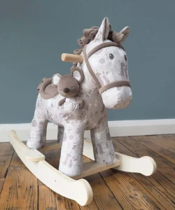 little bird told me celeste fae rocking unicorn toy ride on unicorn pentru copii de peste 9 luni jucarie moale unicorn cu balansoare din lemn tesat 052759