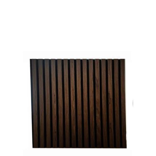 Set 4 panouri riflaj acustic nuc inchis 60x60x2.1 cm