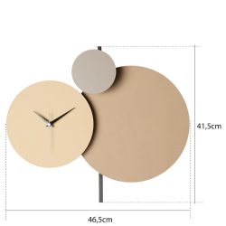 Ceas de perete metal 46.5x41.5 cm2