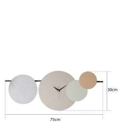 Ceas de perete metal 75x30 cm2