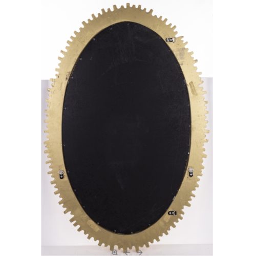 Oglinda de perete decorativa cadru auriu antichizat 101x67x3 cm3