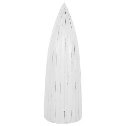 Suport de sticle vertical din lemn design barca nuanta alb antic 46x30x140 cm5