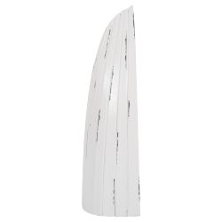 Suport de sticle vertical din lemn design barca nuanta alb antic 55x30x195 cm4