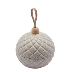 Lumanare parfumata suport ceramica sfera Vanilla 13 cm