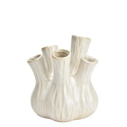 Vaza ceramica alba 13x16 cm
