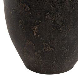 Vaza decorativa teracota negru maro Sparta 44x49 cm6