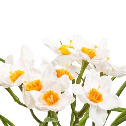 Buchet artificial Narcise alb 30 cm2