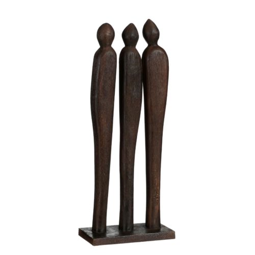 Decoratiune figuri Pegara lemn mango 18x46 cm