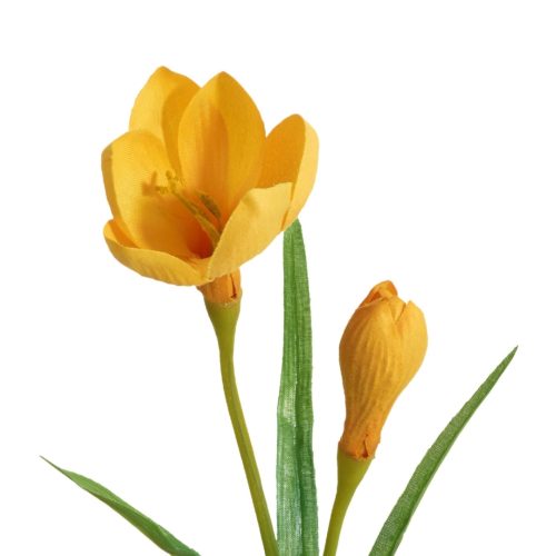 Floare artificiala Brandusa galben 29 cm2