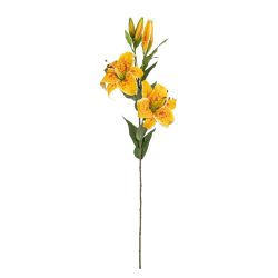 Floare artificiala Crin galben 85 cm