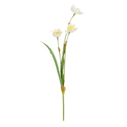 Floare artificiala Narcisa alb 57 cm