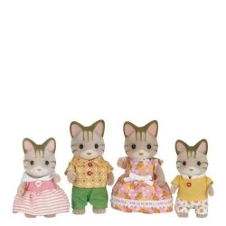 Figurine Sylvanian Families-Familia Pisicutelor Vargate