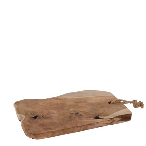 Platou servire lemn tec 35x18.5 cm