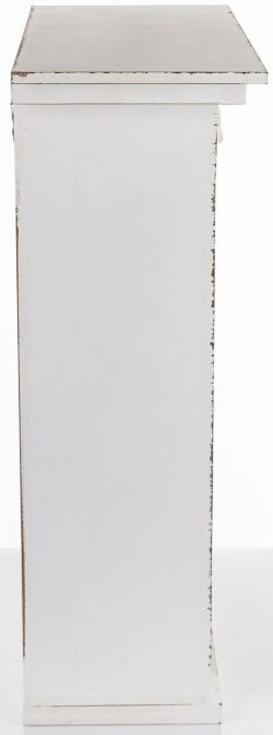 Raft de perete alb antichizat 56x51x20 cm2