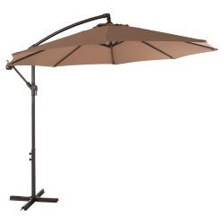 Umbrela de metal Geldorf maro 260x245 cm