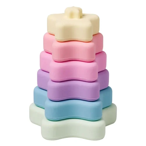 saro rainbow stackable teethers 996484