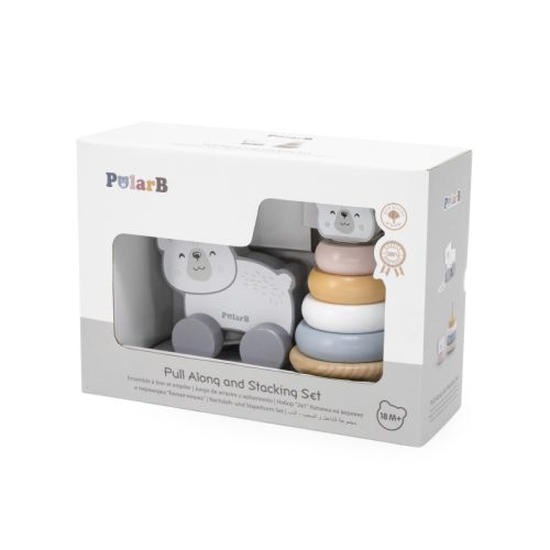 set stivuitor si jucarie de tras urs polar polarb viga 2