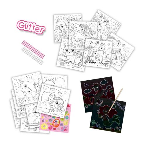 Carte de Colorat cu Activitati 3 in 1 Unicorn2