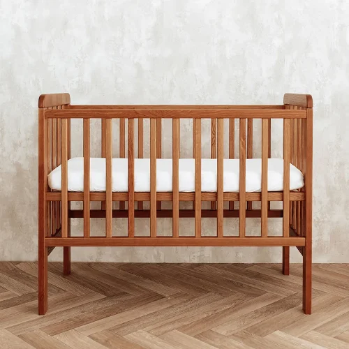 patut bebe din lemn masiv patut lateral cu inaltime reglabila a saltelei bedside alb 90 x 40 cm copie 471737