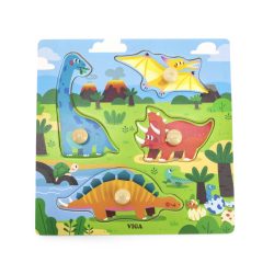 puzzle cu manere dinozauri viga 2