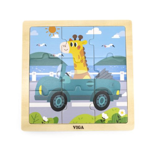 puzzle din 9 piese mari masina viga 2