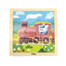 puzzle din 9 piese mari tren viga 2