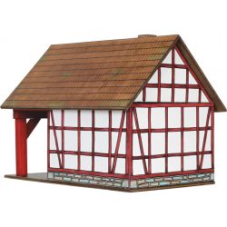 set constructie arhitectura fierarie cu grinzi 39 piese din lemn walachia 3