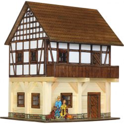 set constructie arhitectura granar cu grinzi 115 piese din lemn walachia 2