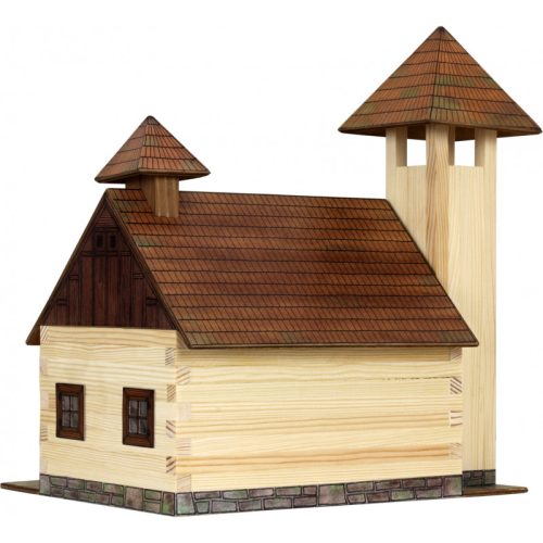 set constructie arhitectura statie de pompieri 128 piese din lemn walachia