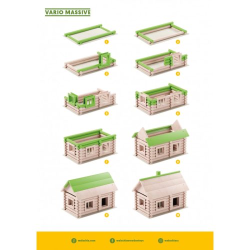 set constructie arhitectura vario massive 209 piese mari din lemn walachia 4