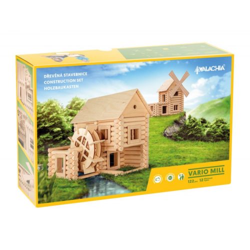 set constructie arhitectura vario mill 122 piese mari din lemn walachia 5