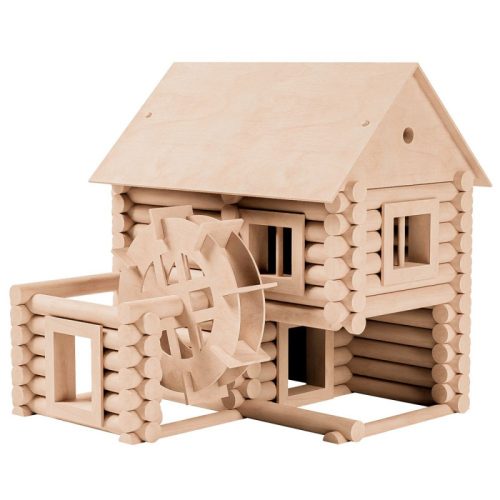 set constructie arhitectura vario mill 122 piese mari din lemn walachia