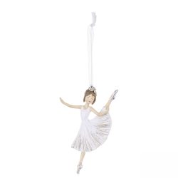 Figurina balerina cu agatatoare 10.5x6.5 cm