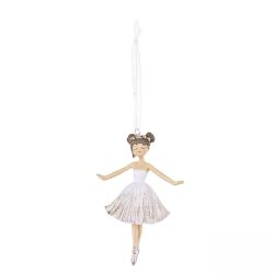 Figurina balerina cu agatatoare 10.5x7 cm