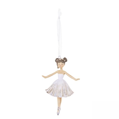 Figurina balerina cu agatatoare 10.5x7 cm