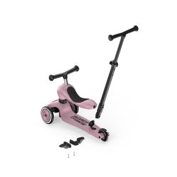 trotineta copii cu sezut si maner transformabila 3in1 highwaykick 1 push and go ash 1 5 ani pana la 50 kg scoot ride copie 712088