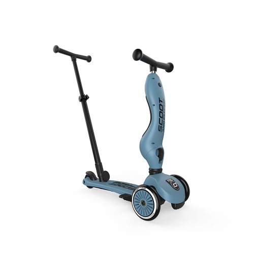 trotineta copii cu sezut si maner transformabila 3in1 highwaykick 1 push and go steel 1 5 ani pana la 50 kg scoot ride 123756