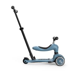 trotineta copii cu sezut si maner transformabila 3in1 highwaykick 1 push and go steel 1 5 ani pana la 50 kg scoot ride 306001