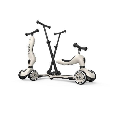 trotineta copii cu sezut si maner transformabila 3in1 highwaykick 1 push and go steel 1 5 ani pana la 50 kg scoot ride copie 182990