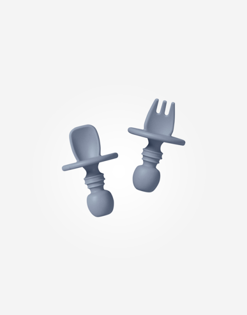 set tacamuri pentru autodiversificare protectie anti inec silicon rezistent la cazaturi 4 luni cutlery blue 206115