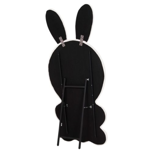 Oglinda de podea Bunny MDF alb roz 80x162 cm - imagine 5