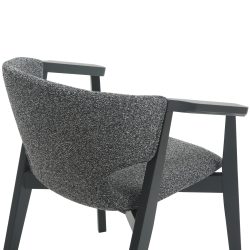 Scaun dining Yeger lemn de fag nuanta gri negru 62.5x60x79 cm9