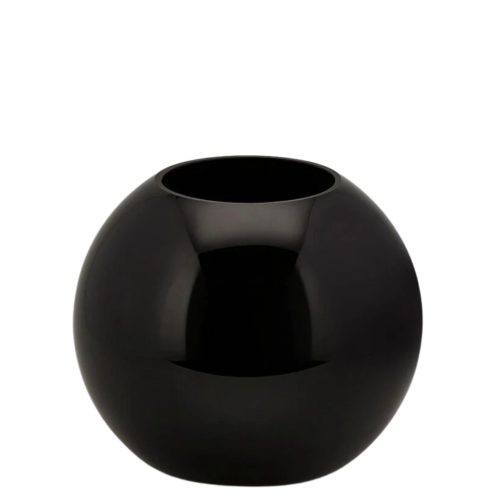 Vaza sfera neagra 27x31 cm